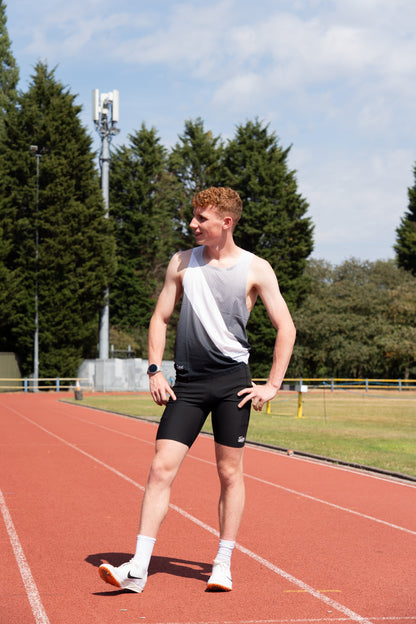 Performance Vest — Retro Black/White