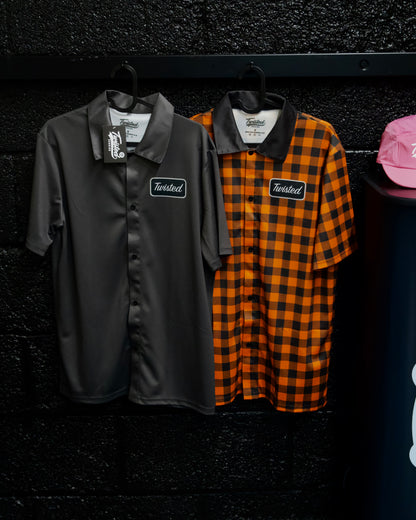 Lumber Running Shirt - Orange/Charcoal