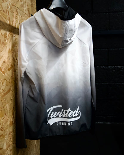 Twisted Running Windbreaker – Geo Grey / White (New Sleeve Fabric)
