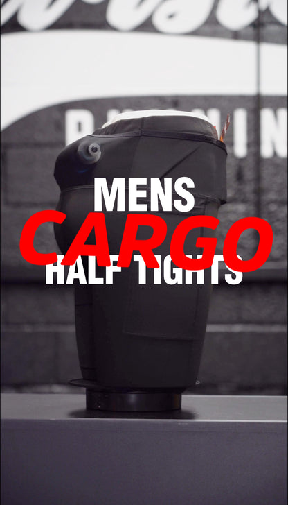 Men’s Cargo Half Tights – Black
