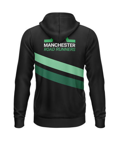 Manchester Road Runners Hoodie (Polyester) - Black/Green