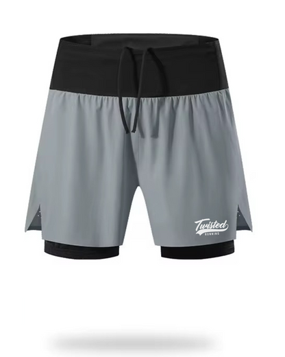 Cargo in Running Shorts XS Grey