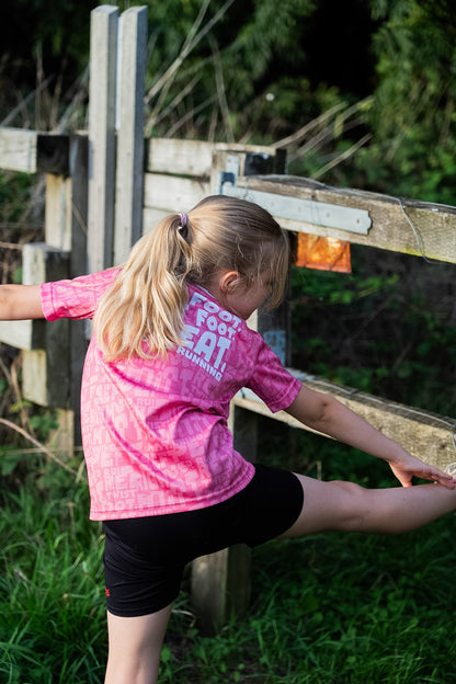 Kids Slogan Tee - Pink