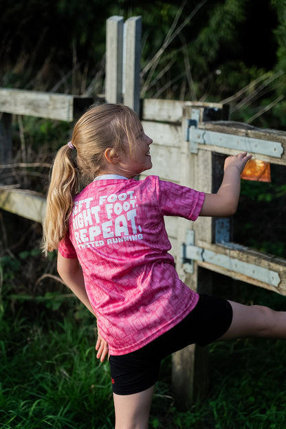 Kids Slogan Tee - Pink