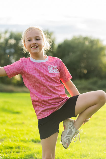 Kids Slogan Tee - Pink