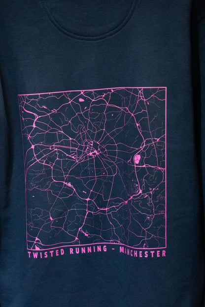 Manchester Edition Sweatshirt – Navy/Pink