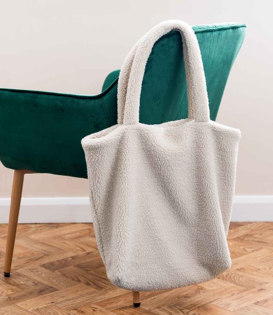 Twisted Running Borg Fleece Tote Bag