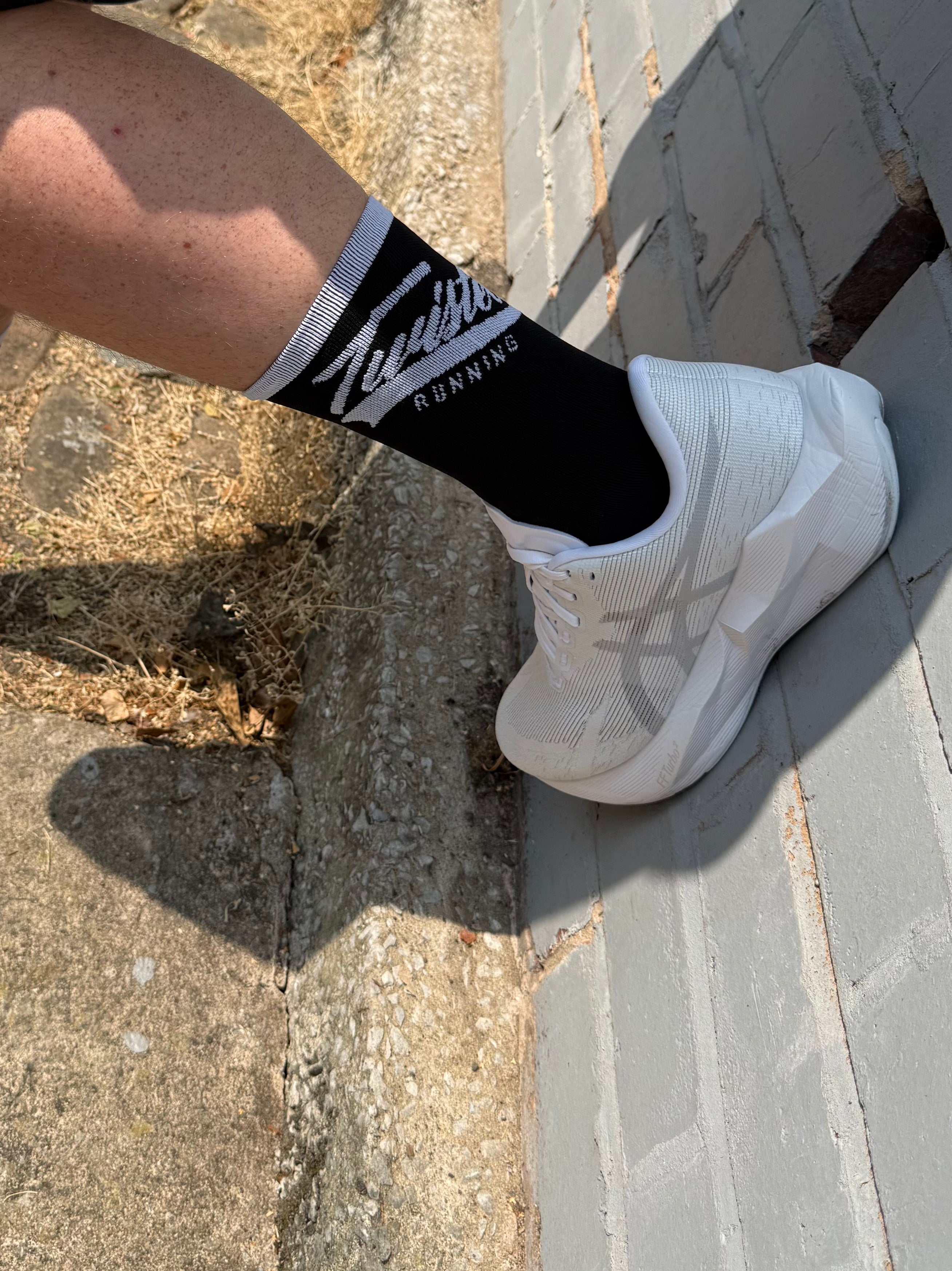 Lean Sock — Black/White