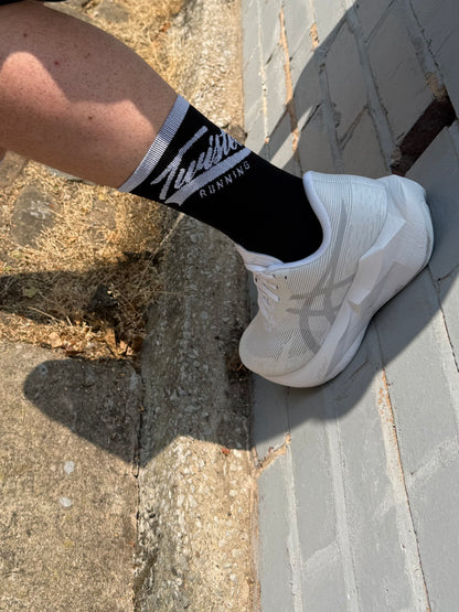 Lean Sock — Black/White