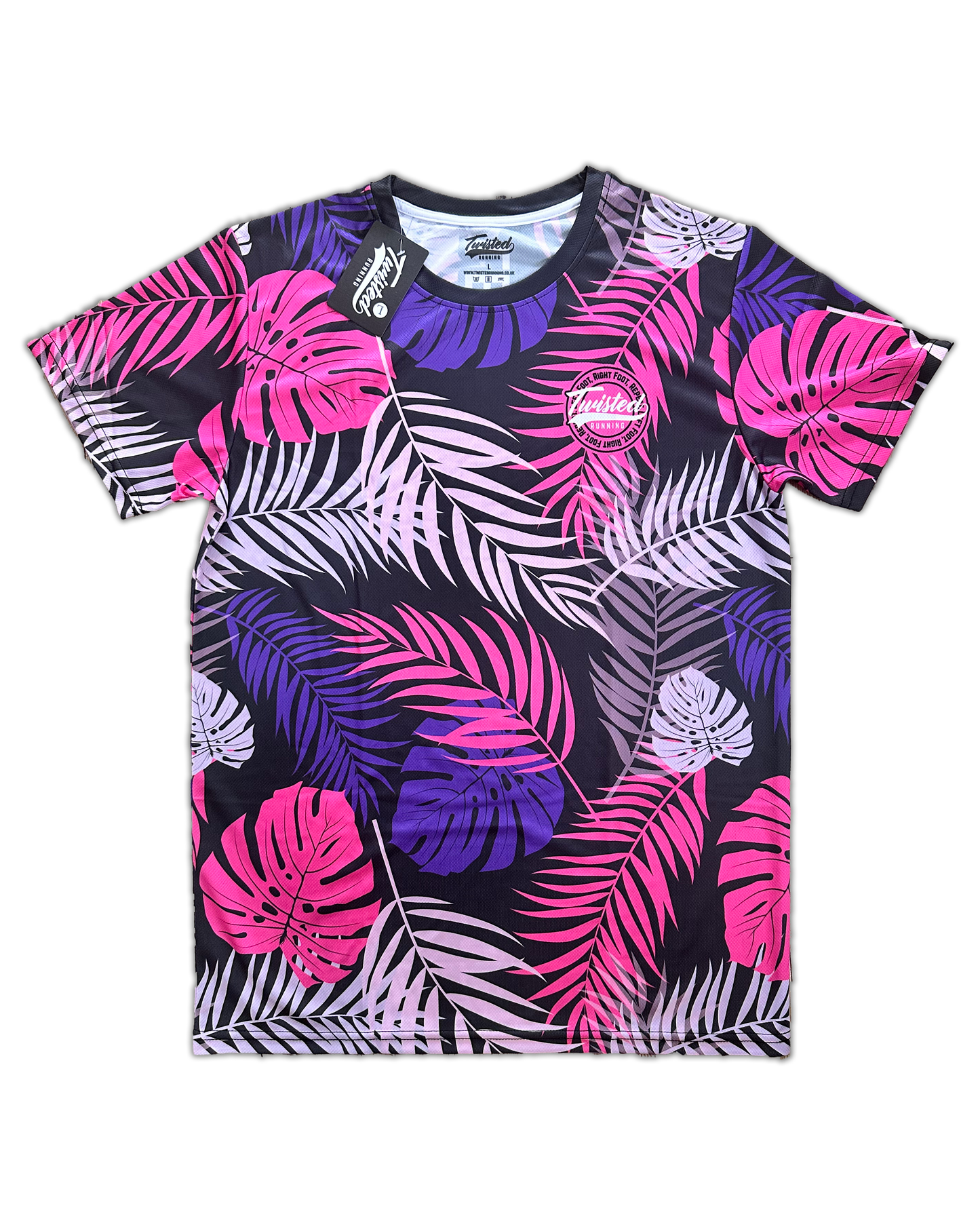 "Bloom" - Twisted Running T-Shirt (unisex & Female Fits)