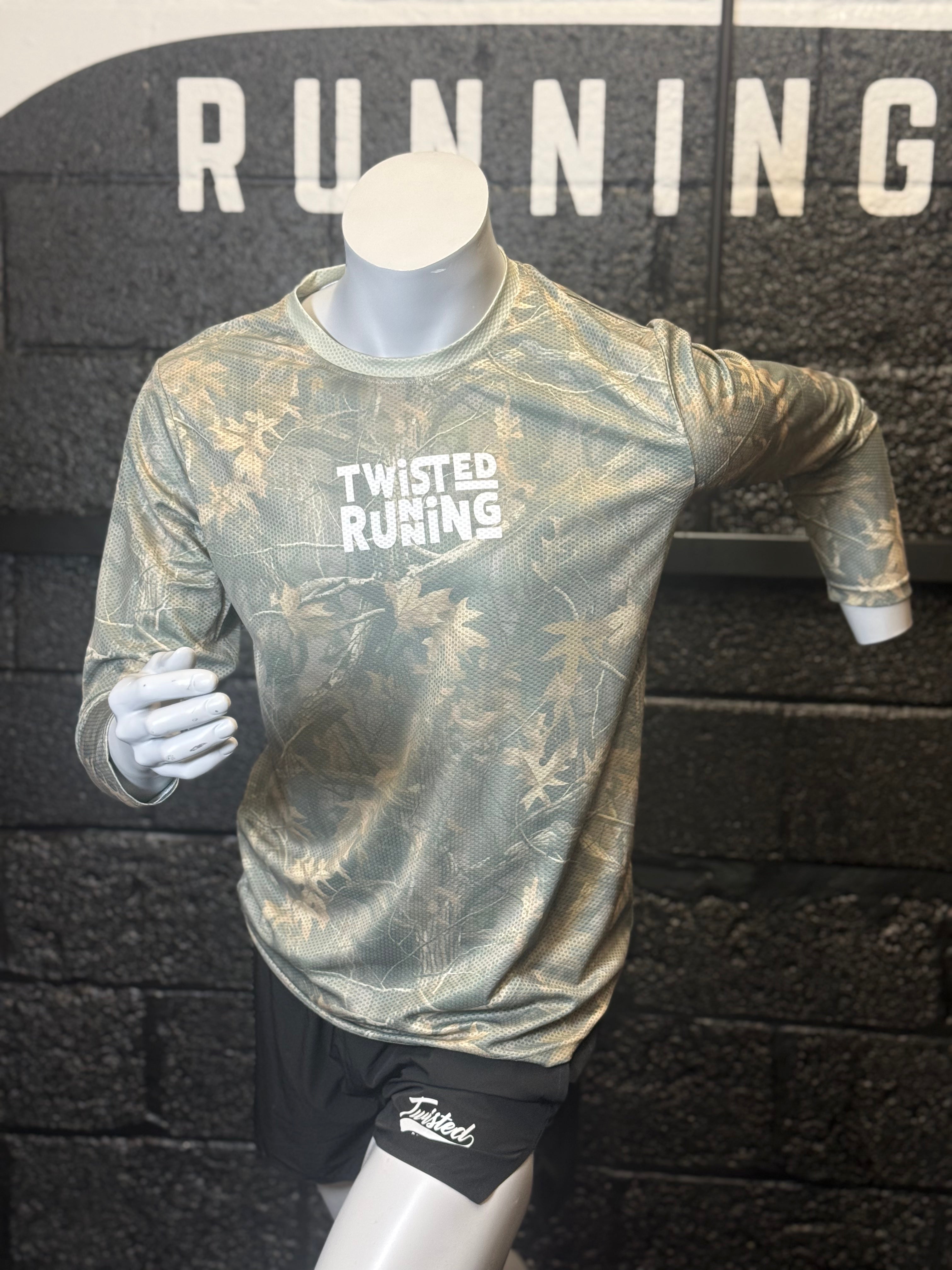 Oak Camo Long Sleeve Technical T-Shirt