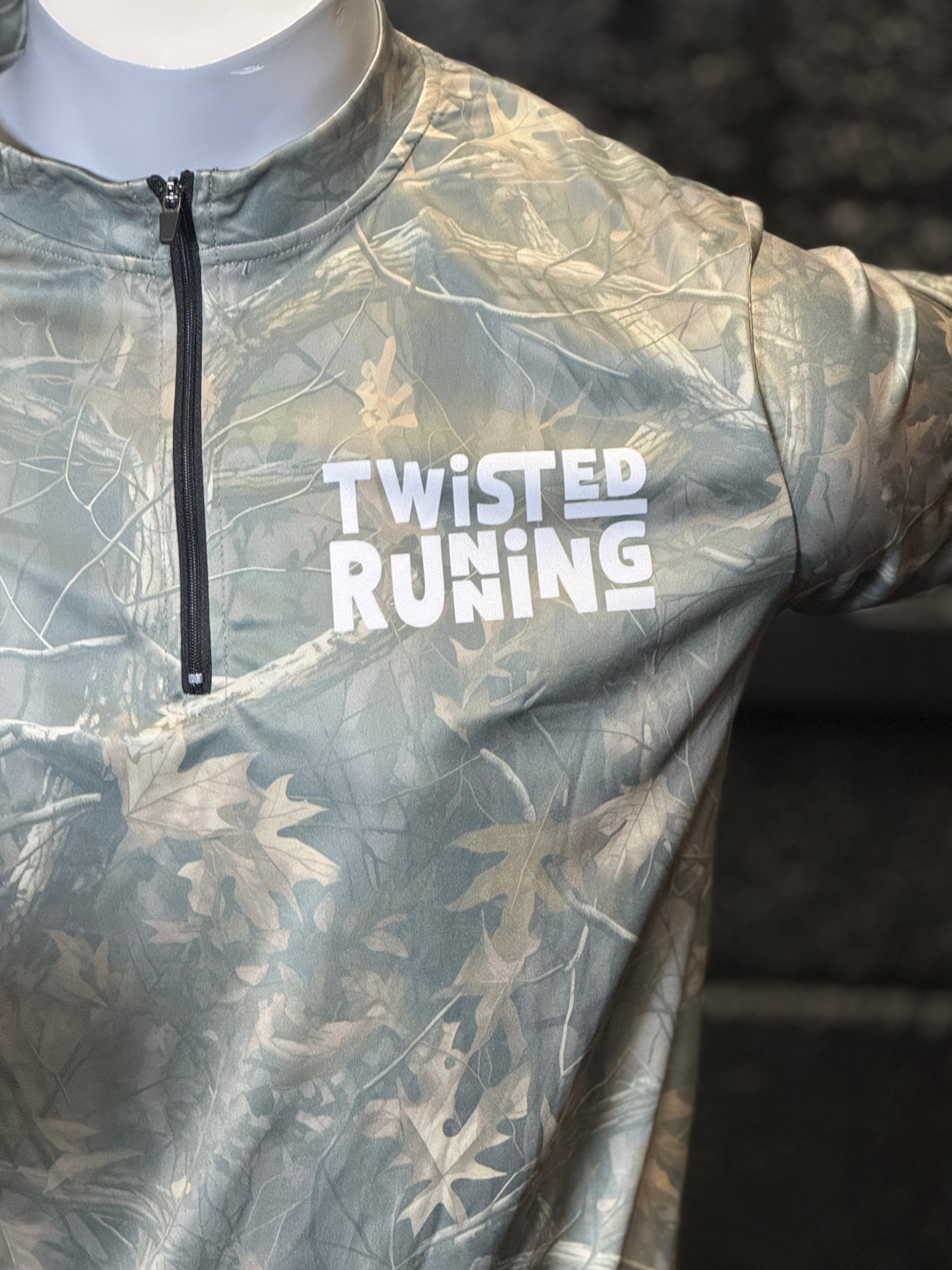 Oak Camo 1/4 Zip Technical Top