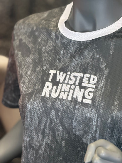 Black Concrete Short Sleeve Technical T-Shirt