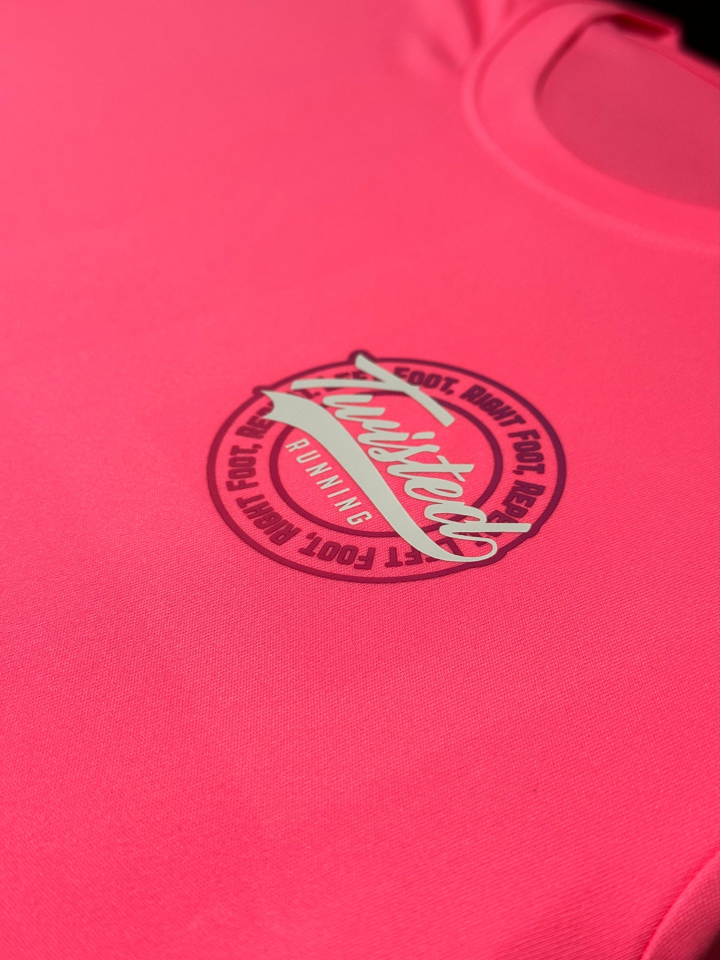 Lightning Pink Spine Print Technical Tee (Female Fits)