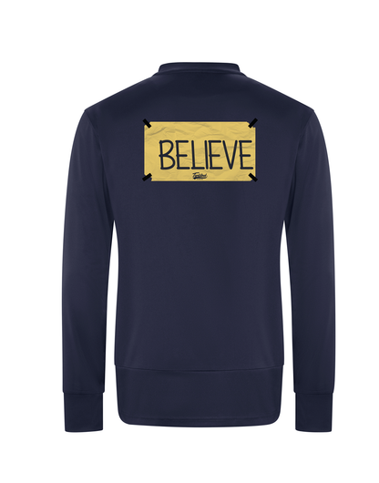 "Believe" Long Sleeve Technical Tee