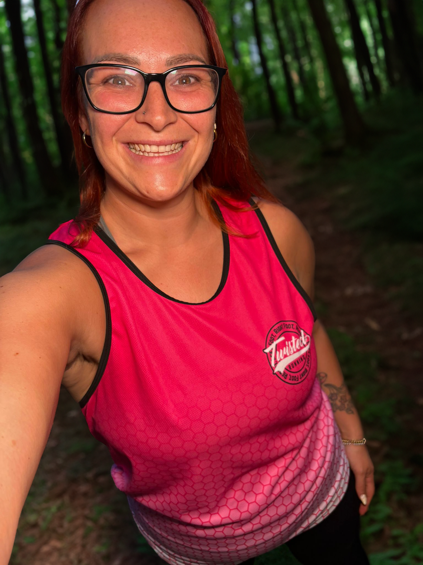 Pink Hex Running Vest