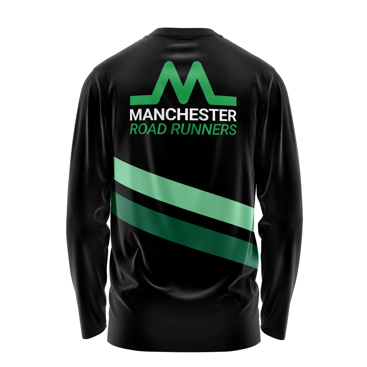 Manchester Road Runners Long Sleeve Tee - Black/Green