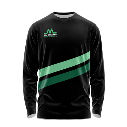 Manchester Road Runners Long Sleeve Tee - Black/Green
