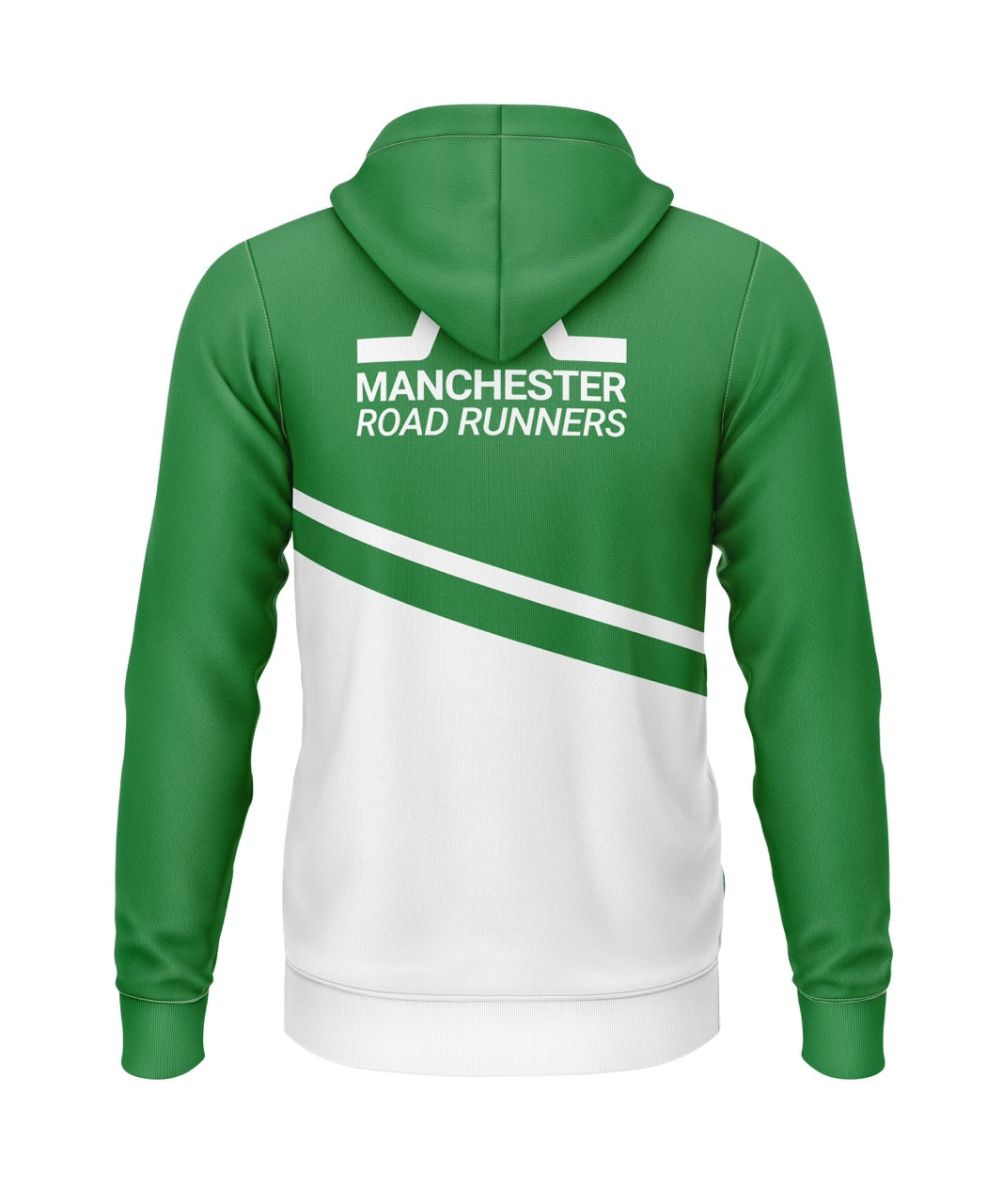 Manchester Road Runners Hoodie (Polyester) - Green/White