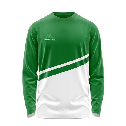 Manchester Road Runners Long Sleeve Tee - Green/White