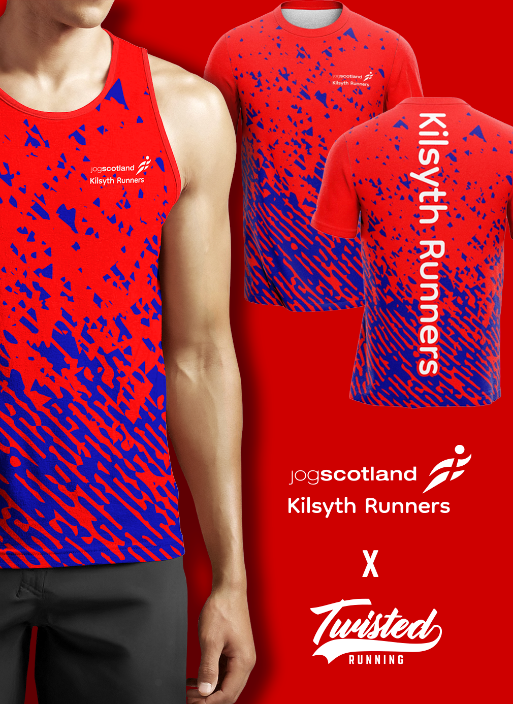 Kilsyth Running Club Race Tee/Race Vest (Pre-Order)