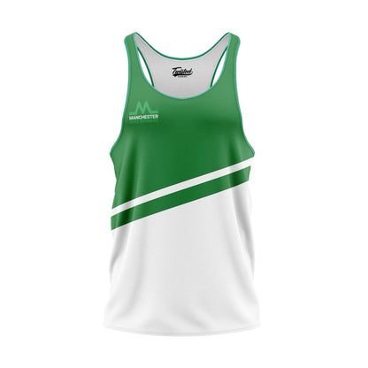 Manchester Road Runners Vest - Green/White