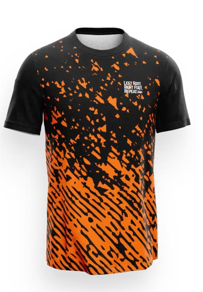 Trails Performance T-Shirt - Black/Orange