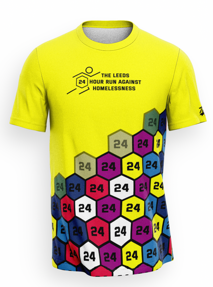 Technical Running Tee – The 24-Hour Run Against Homelessness (Leeds)