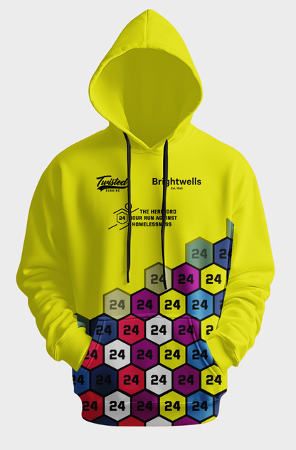 Polyester Sports Hoodie - The 24 hour Run Against Homelessness