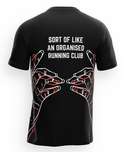 Run The Joules T-Shirt - Black/Salmon