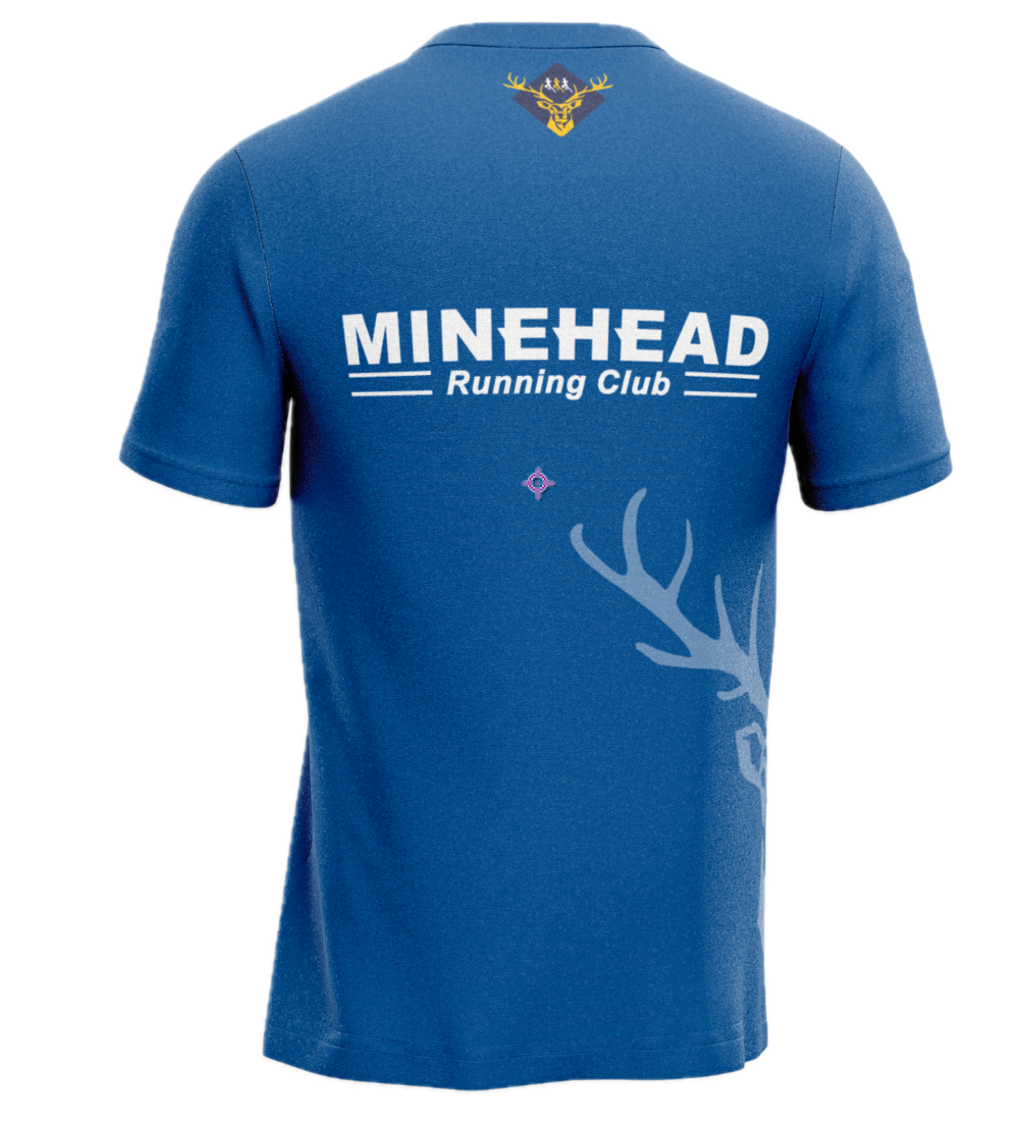 Minehead Running Club T-Shirt - Blue/White