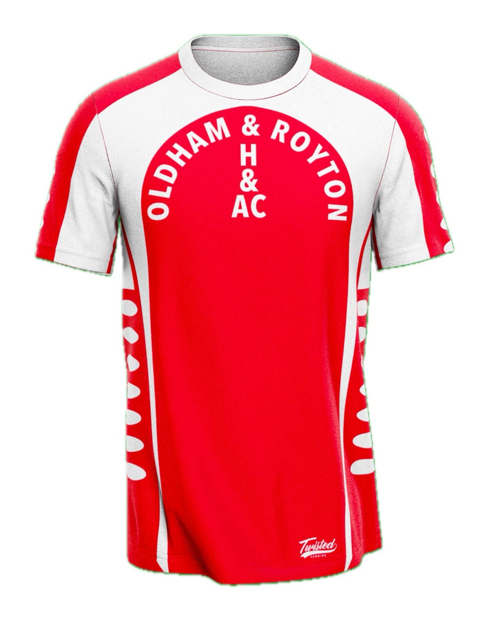 Oldham & Royton T-Shirt - Red/White