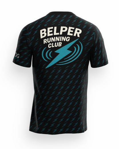 Belper Running Club T-Shirt - Black/Teal