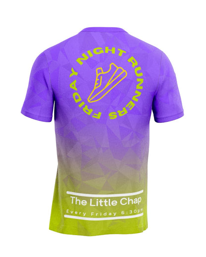 Friday Night Runners T-Shirt - Purple/Green