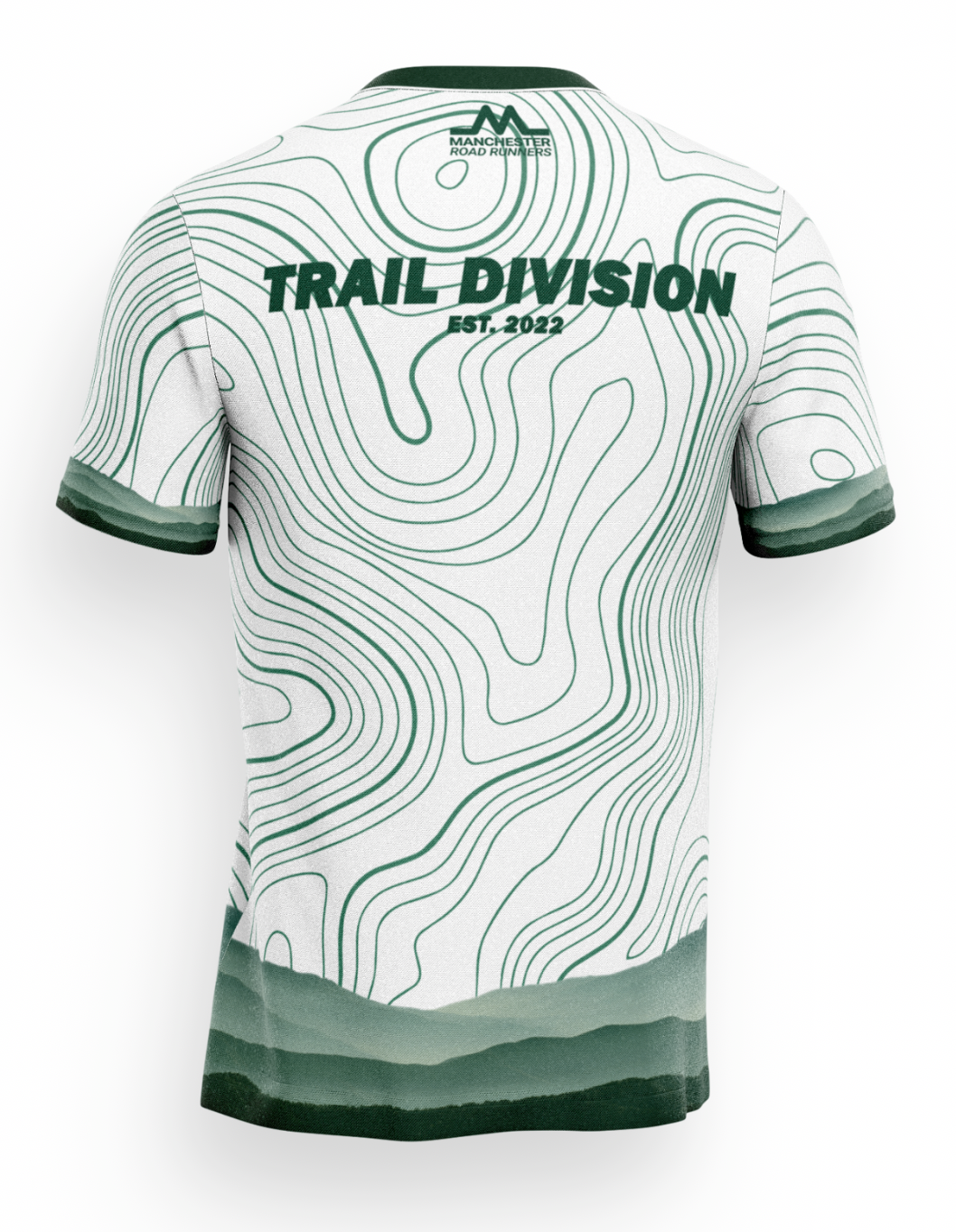 Manchester Road Runners - Trail Division T-Shirt - White/Green