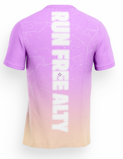 Run Free Alty T-Shirt - Pink/Peach