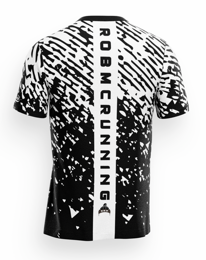 Rob McRunning T-Shirt - Black/White