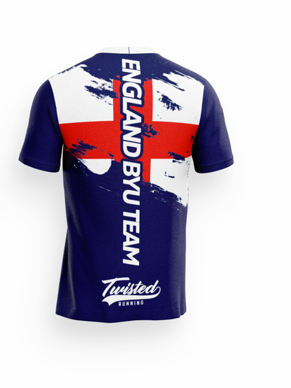 England BYU T-Shirt - Red/White/Blue