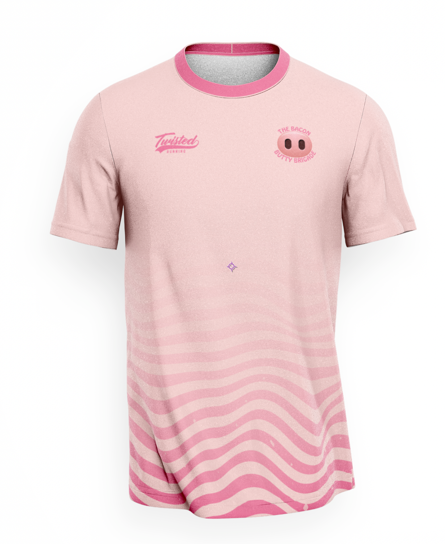 Bacon Butty Brigade T-Shirt - Pink