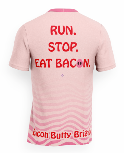 Bacon Butty Brigade T-Shirt - Pink