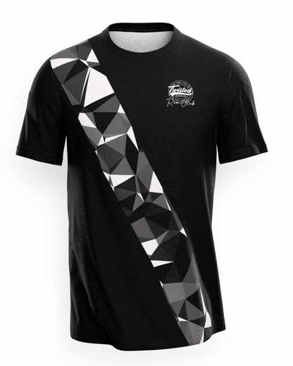 Twisted Run Club T-Shirt - Black/White