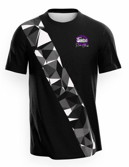 Twisted Run Club T-Shirt - Black/Purple