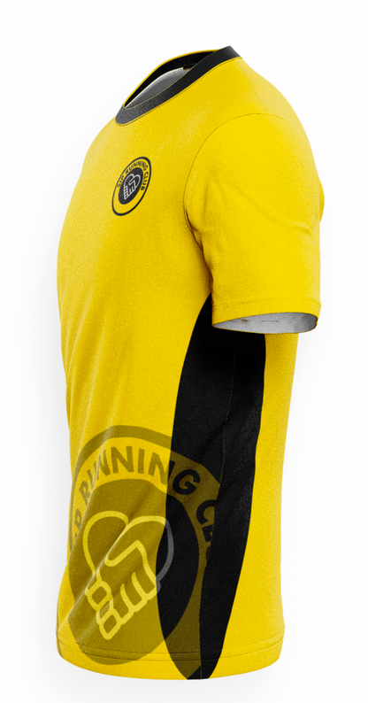 SIP Running Club T-Shirt - Yellow/Black