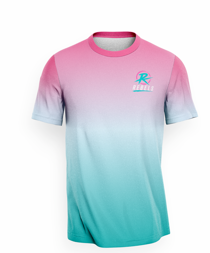 Rebels T-Shirt - Pink/Blue