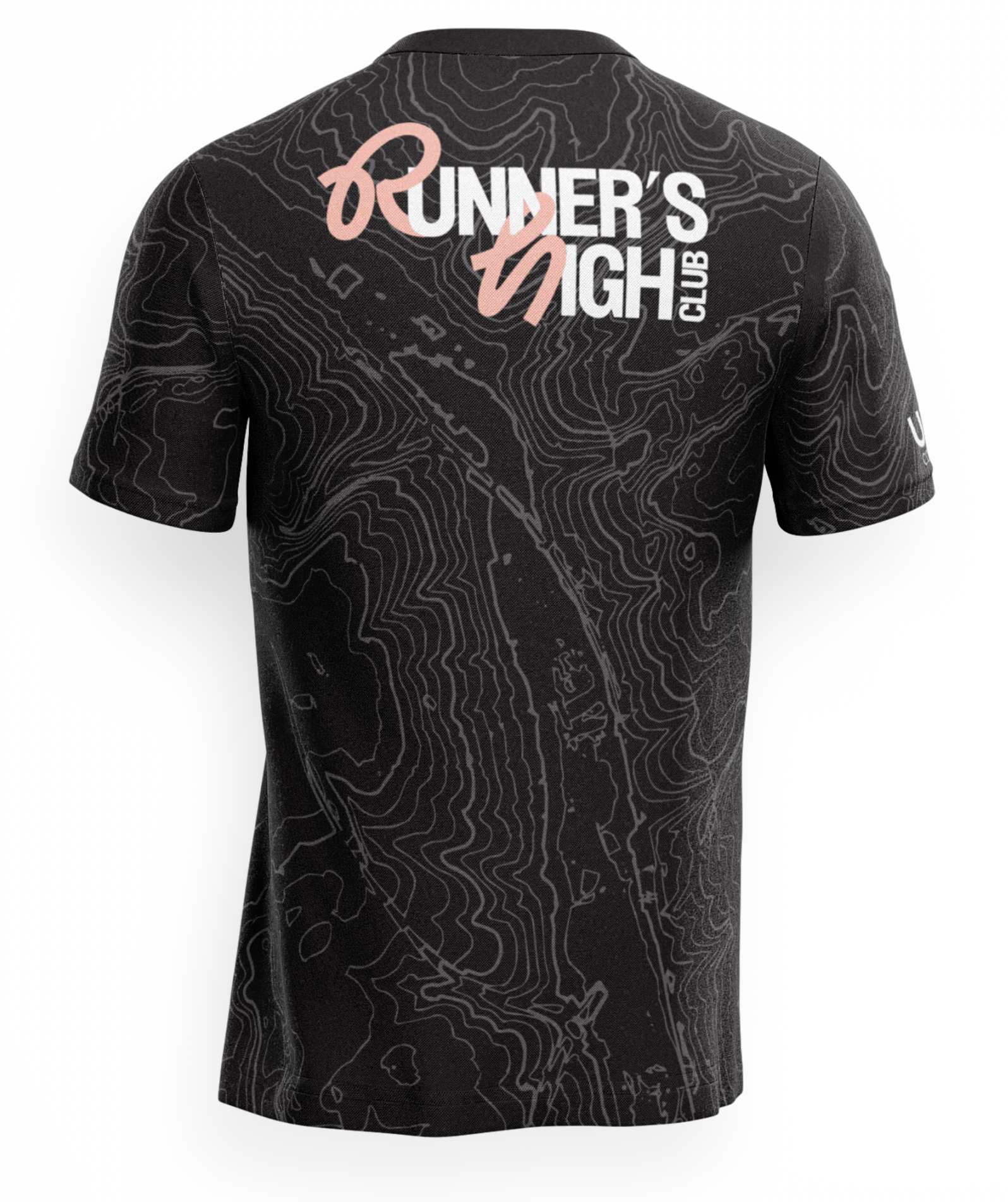 Runners High Club T-Shirt - Black/Pink