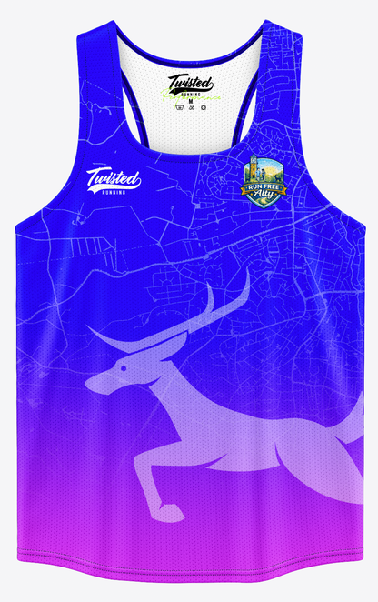 Run Free Alty Vest - Pink/Blue