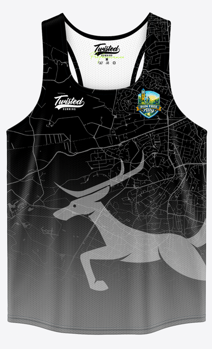 Run Free Alty Vest - Black/Grey