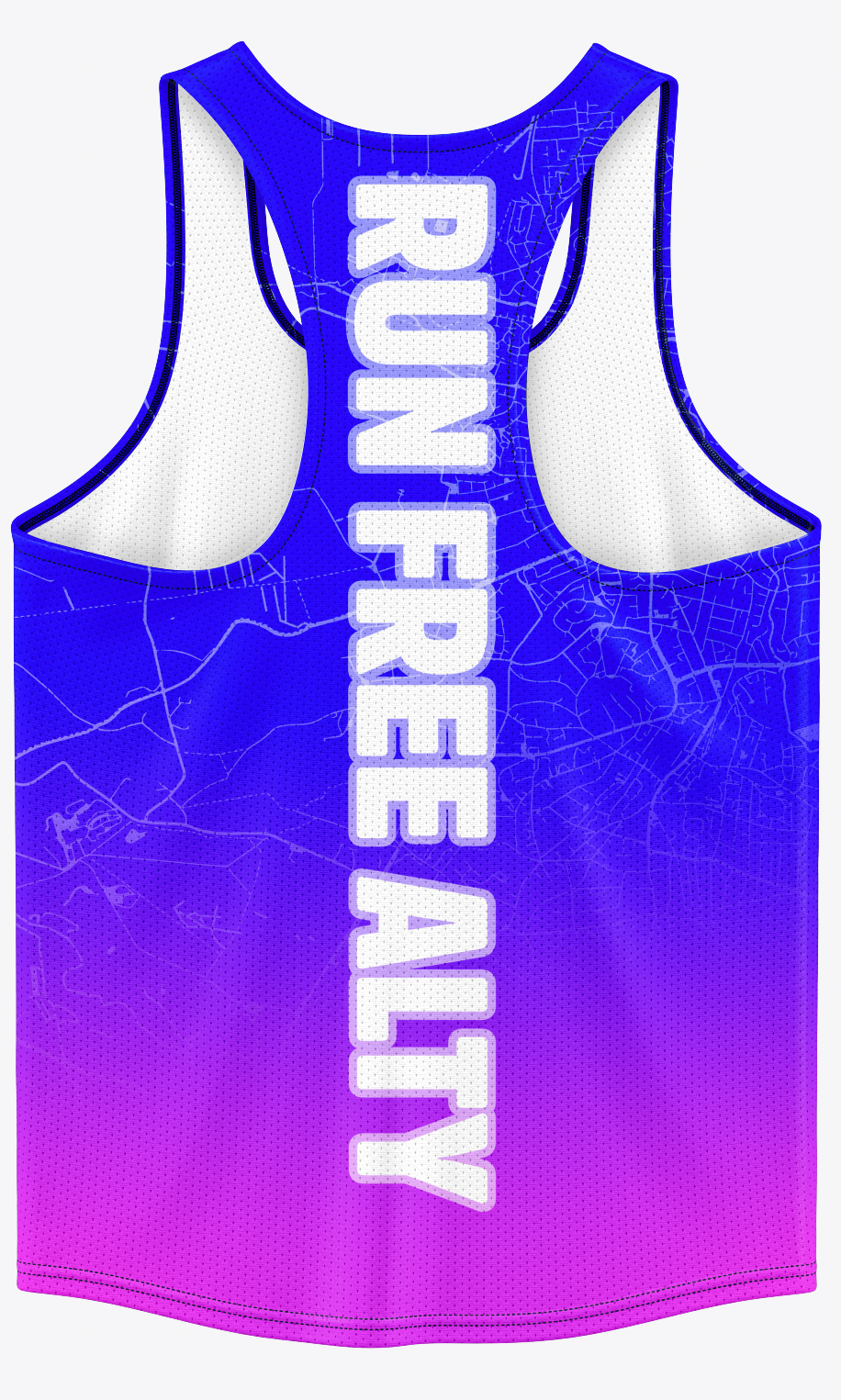 Run Free Alty Vest - Pink/Blue
