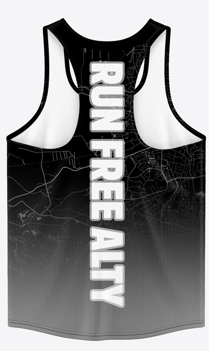 Run Free Alty Vest - Black/Grey