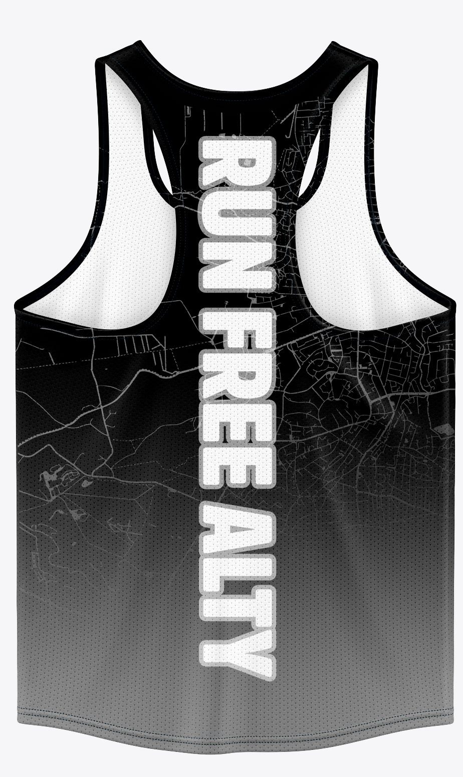 Run Free Alty Vest - Black/Grey
